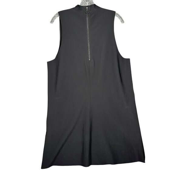 Athleta Sleeveless Stretch Mini Dress Black XL TALL High Neck Active Athleisure - Picture 4 of 11